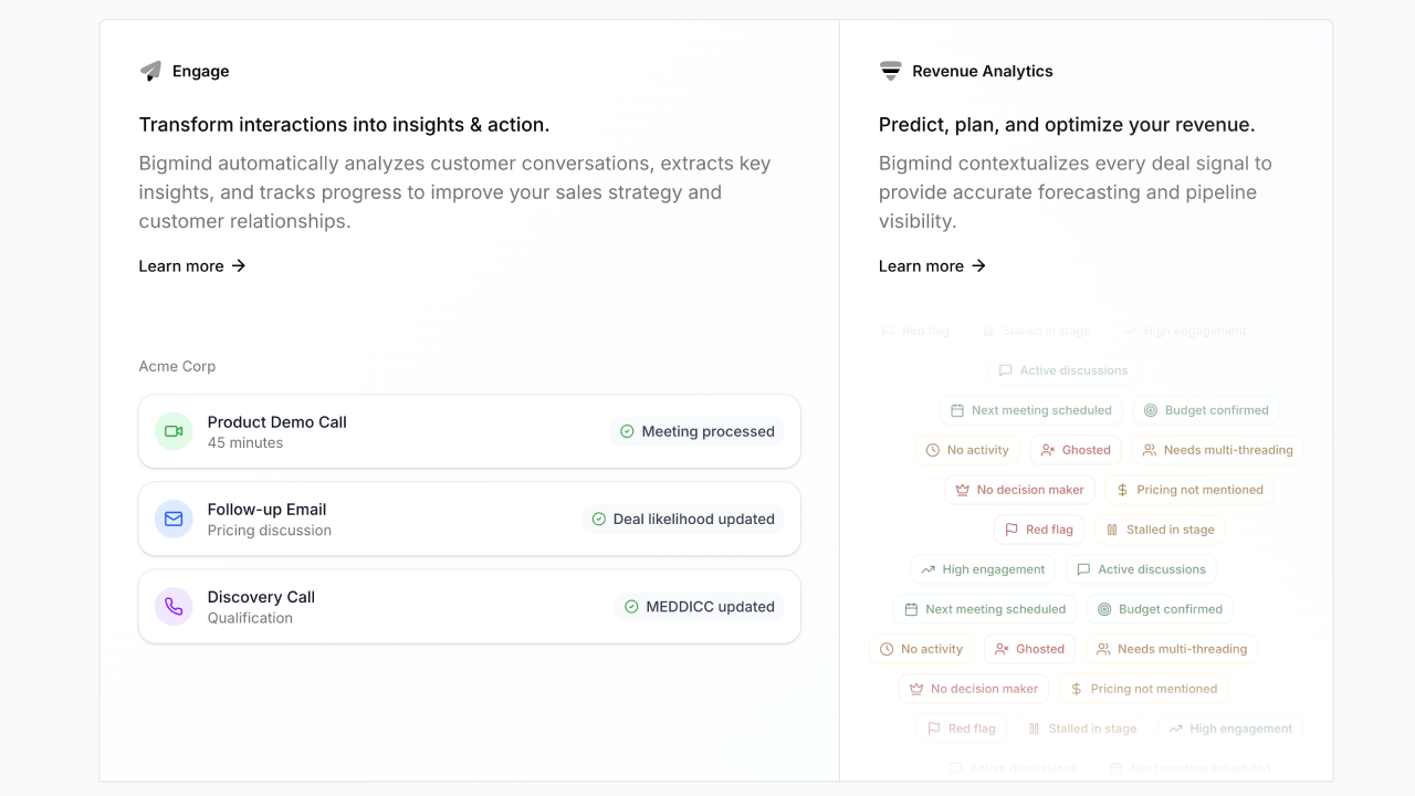Transform insights into action